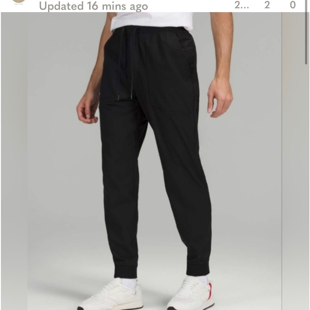 Lululemon abc warpstream jogger charcoal like new large
